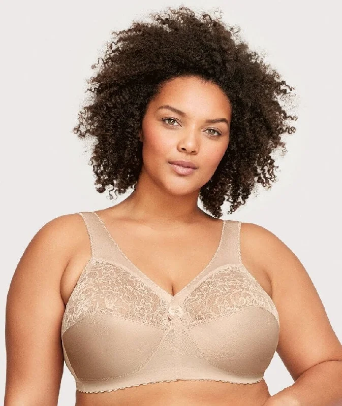 Stock Clearance Glamorise Magiclift Original Wire-Free Support Bra - Blush