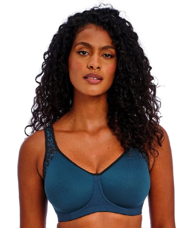 Daily Specials Freya Active Sonic Underwired Moulded Spacer Sports Bra - Midnight Leopard