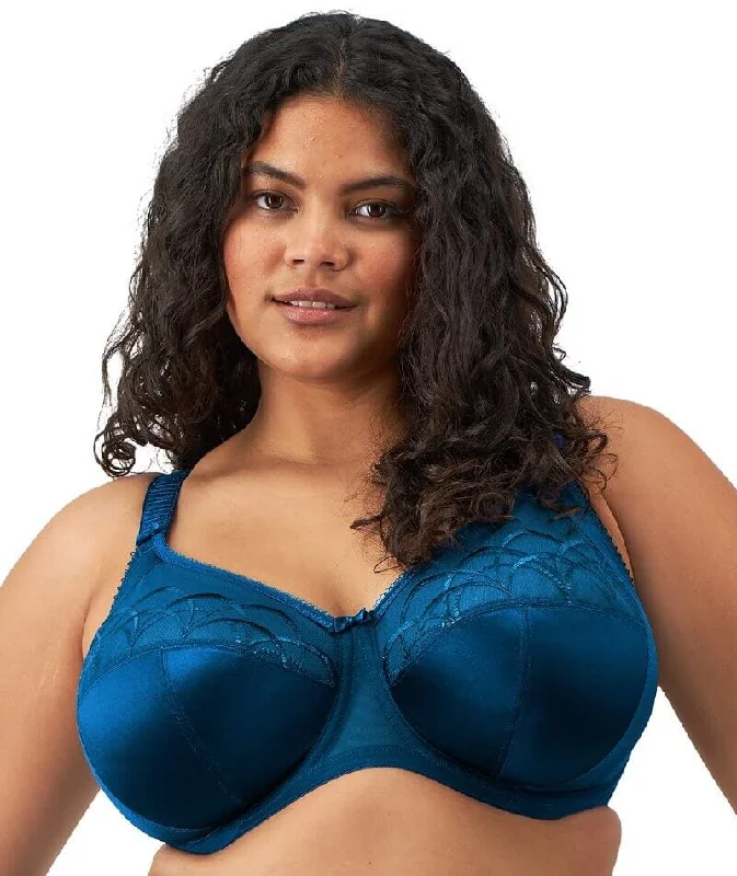 Savings Bonanza Elomi Cate Underwired Full Cup Banded Bra - Poseidon