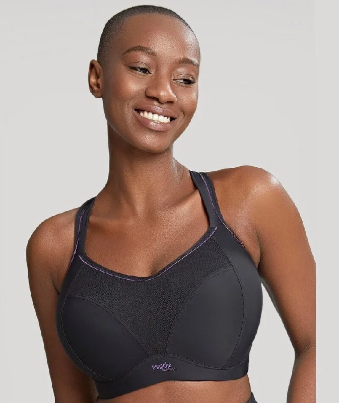 Early Access Panache Sport Boundless Wire-free Sports Bra- Black