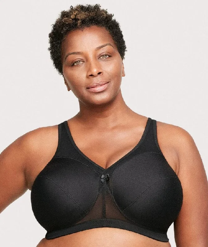 Don't Wait Glamorise Magiclift Active Support Wire-Free Bra - Black