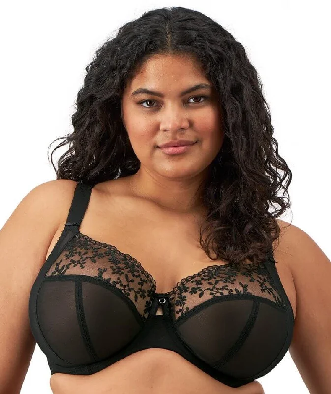 Shop and Save Elomi Zarla Underwire Bra - Black
