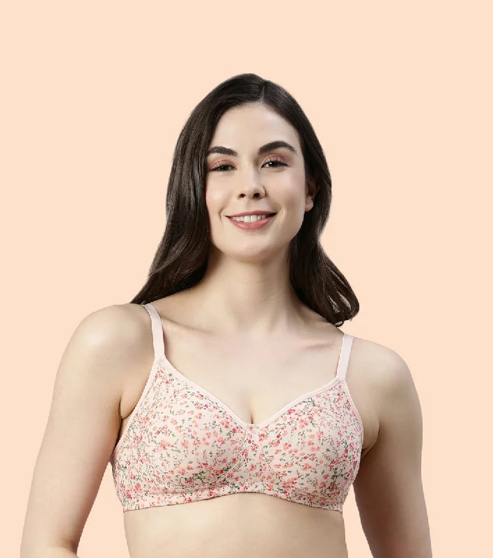 Deal Frenzy Enamor Fab-Cool A042 Side Support Shaper Stretch Cotton Everyday Bra for Women- High Coverage, Non Padded and Wirefree - Revello Print Deal Frenzy Enamor Fab-Cool A042 Side Support Shaper Stretch Cotton Everyday Bra for Women- High Coverage, Non Padded and Wirefree - Revello Print