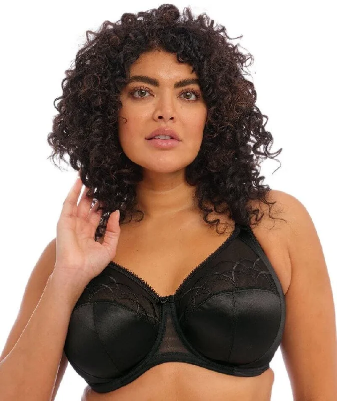 Limited Time Discount Elomi Cate Underwired Full Cup Banded Bra - Black