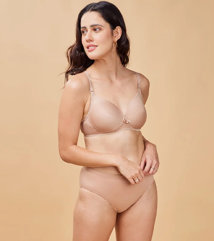 Act Fast Enamor F065 Wirefree T-Shirt Bra- Curve Support Neckline, Lightly Padded for Women. Act Fast Enamor F065 Wirefree T-Shirt Bra- Curve Support Neckline, Lightly Padded for Women.