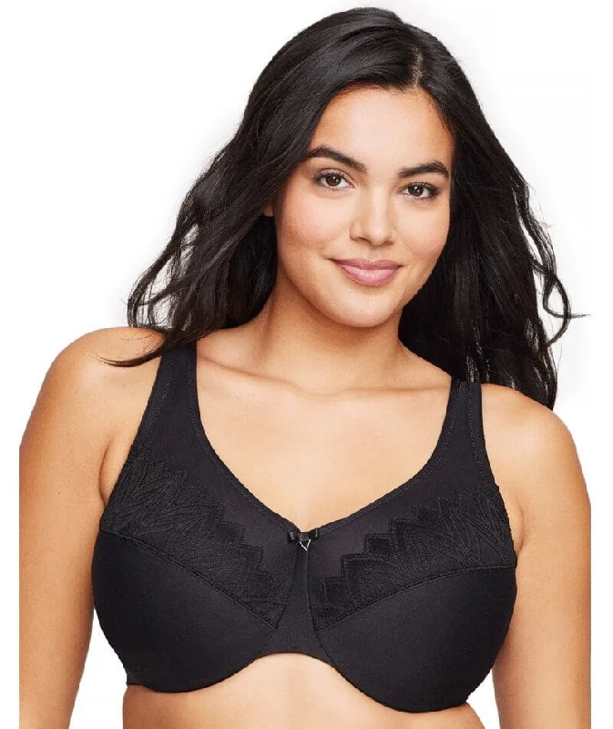 Epic Deals Glamorise WonderWire Minimizer Bra - Black