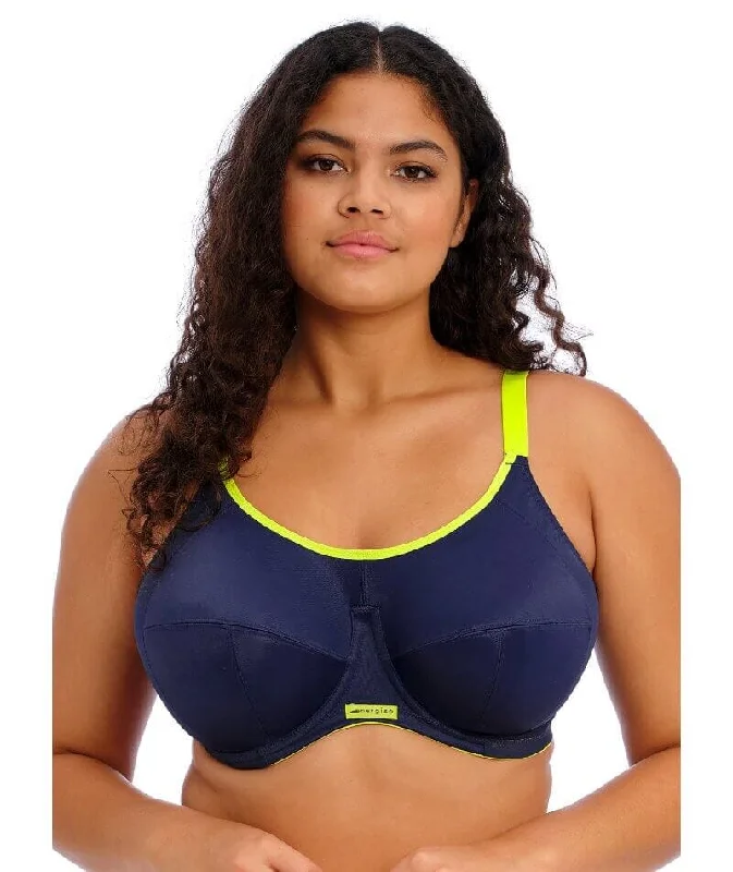 Markdown Sale Elomi Energise Underwired Sports Bra - Navy