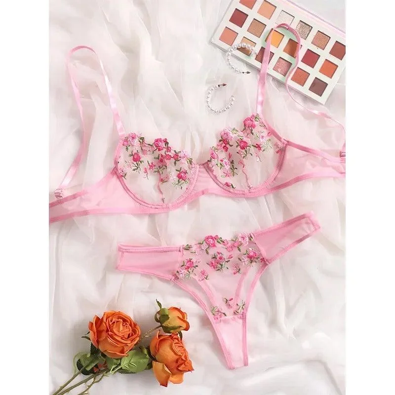 New Markdowns Floral Amanta Lingerie Set