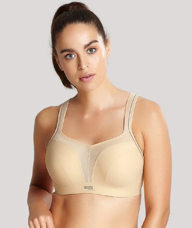 Instant Savings Panache Sport Power Underwired Sports Bra - Latte