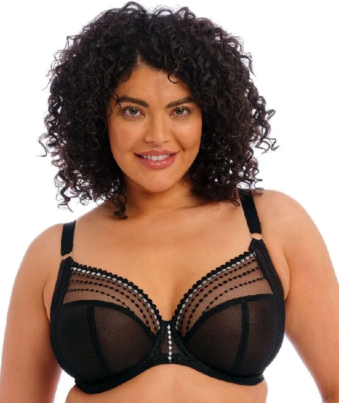 Deep Discounts Elomi Matilda Underwired Plunge Bra - Black