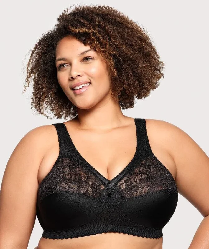 Reduced Price Glamorise Magiclift Original Wire-Free Support Bra - Black