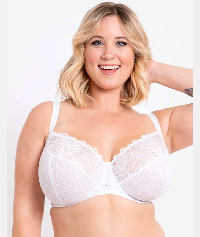 Discount Deals Curvy Kate Lace Daze Balcony Bra - White