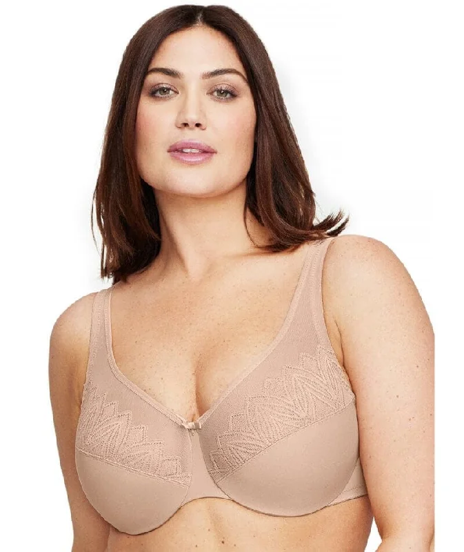 Epic Value Glamorise WonderWire Minimizer Bra - Cafe