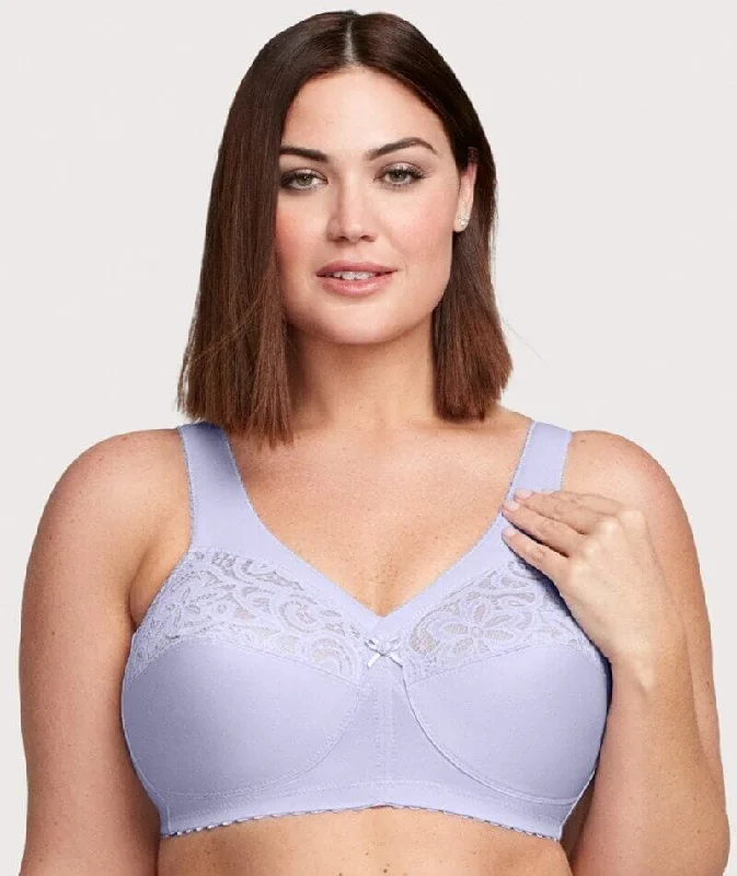 Markdown Madness Glamorise Magiclift Cotton Support Wire-Free Bra - Lilac