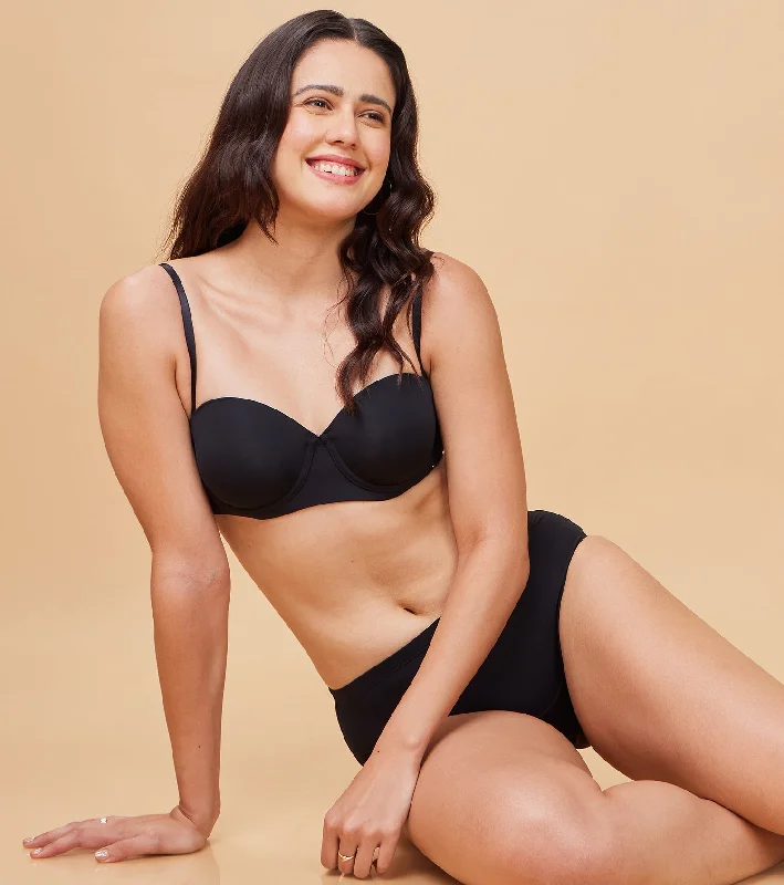 Exclusive Online Offer Enamor F132 Strapless Transparent Back Bra for Women - Padded, Wired and High-Coverage Exclusive Online Offer Enamor F132 Strapless Transparent Back Bra for Women - Padded, Wired and High-Coverage
