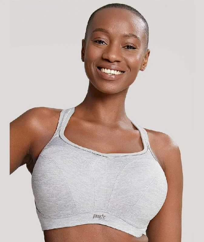 Big Savings Panache Sport Power Underwired Sports Bra - Grey Marl