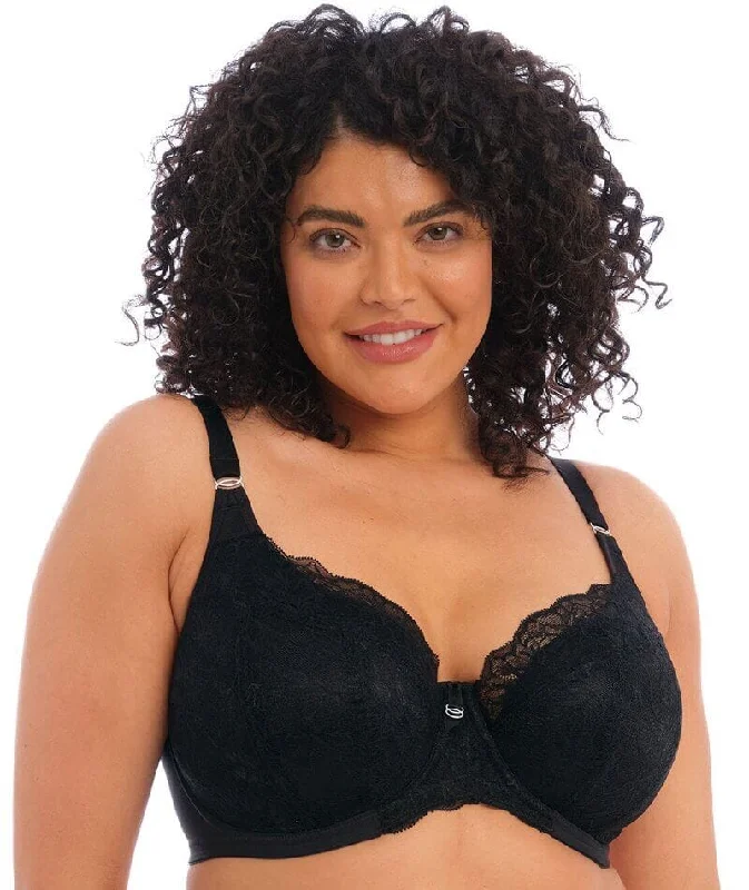 While Supplies Last Elomi Brianna Underwire Padded Half Cup Bra - Black