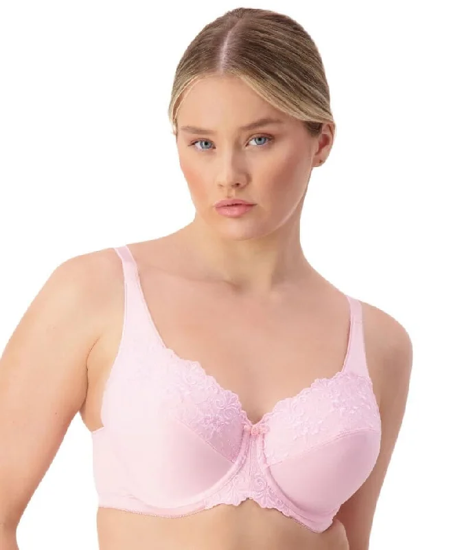 Daily Special Triumph Embroidered Minimizer Bra - Framboise