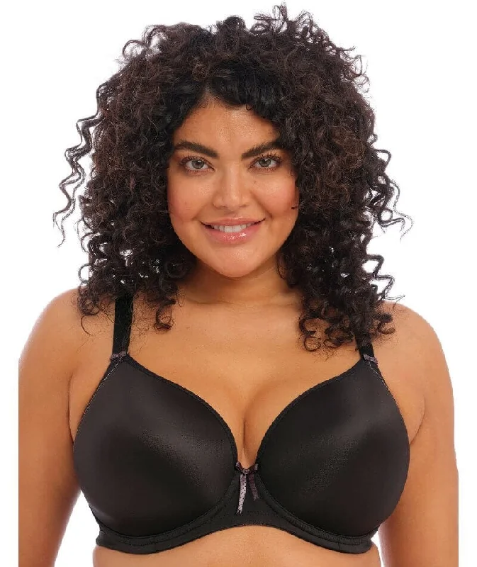 Closeout Elomi Bijou Underwire Banded Moulded Bra - Black