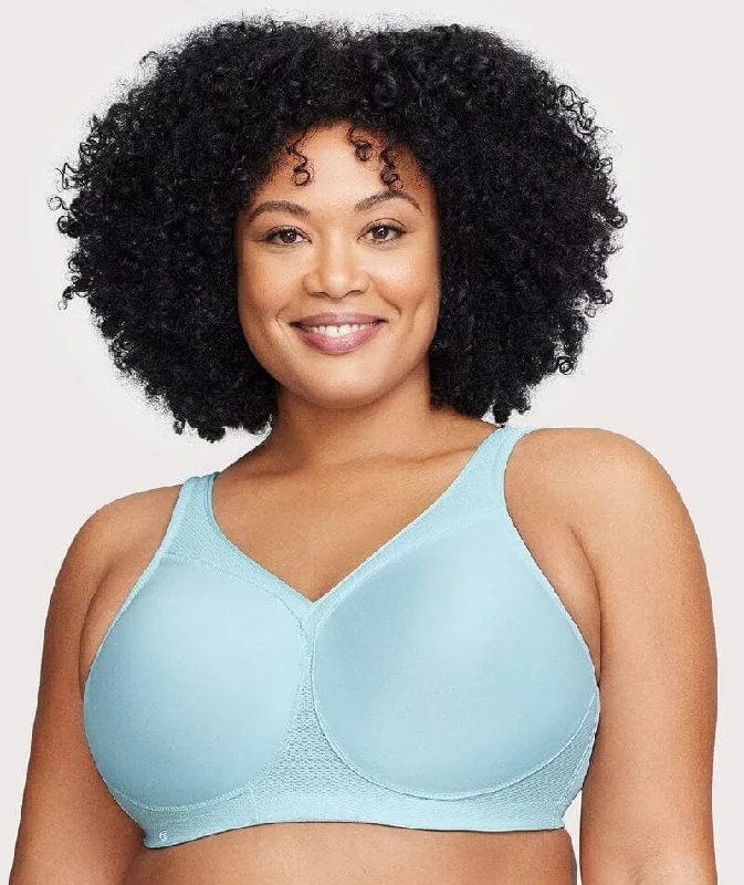Value Pack Glamorise Magiclift Seamless Wire-Free Sports Bra - Frosted Aqua
