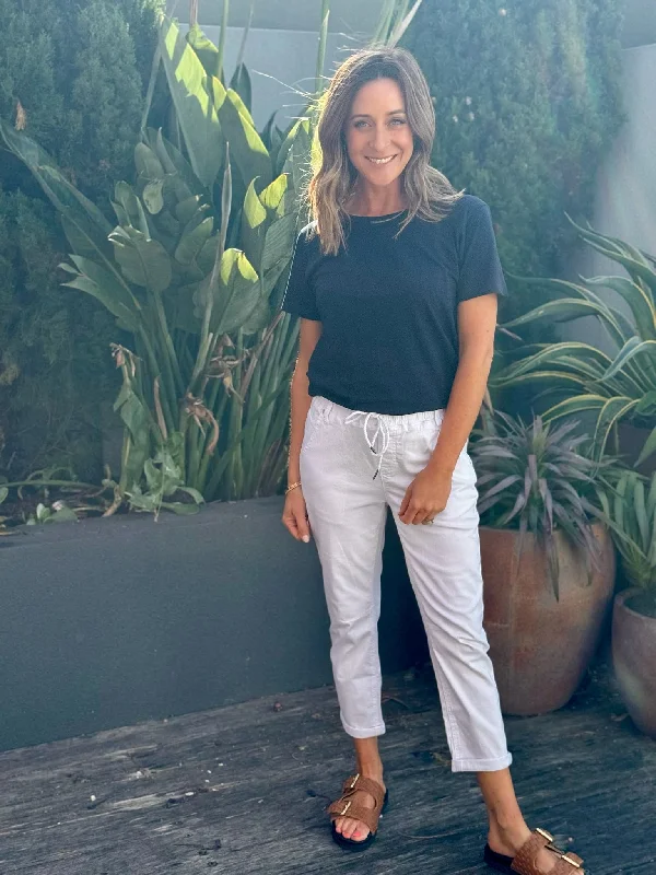 Weekend Shopping Extravaganza Penny Relax Pant - White