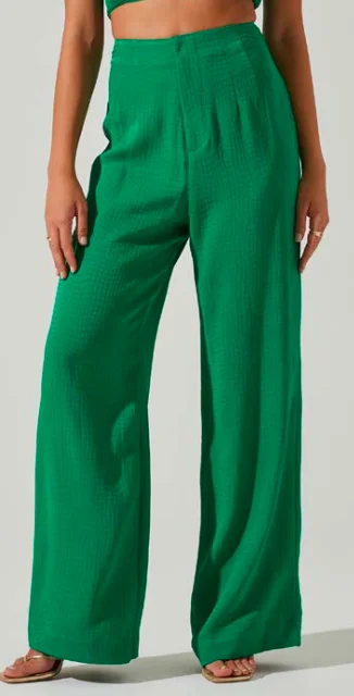 Year-End Deals Green Trousers by ASTR the Label