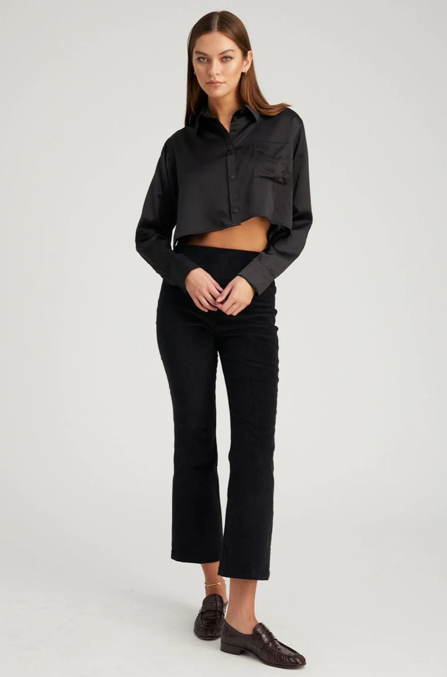 Quick Sale SPRWMN Crop Flare Corduroy - FINAL SALE