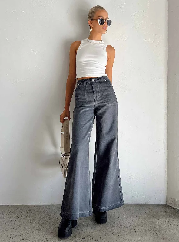 Weekend Savings Spectacle Dream Big Wide Leg Flare Jeans Denim