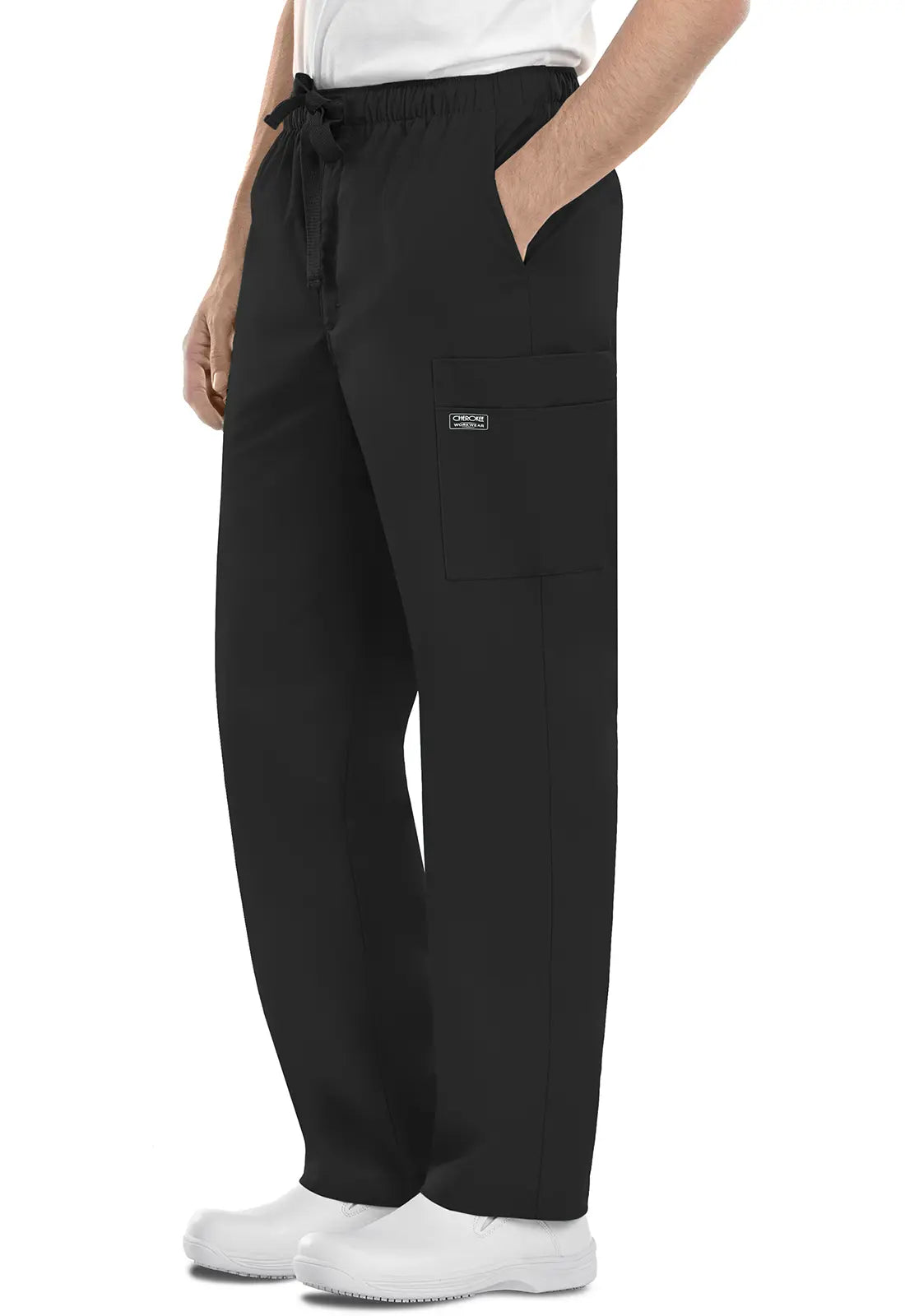 Price Slash Cherokee Men's Fly Front Cargo Pant - Black