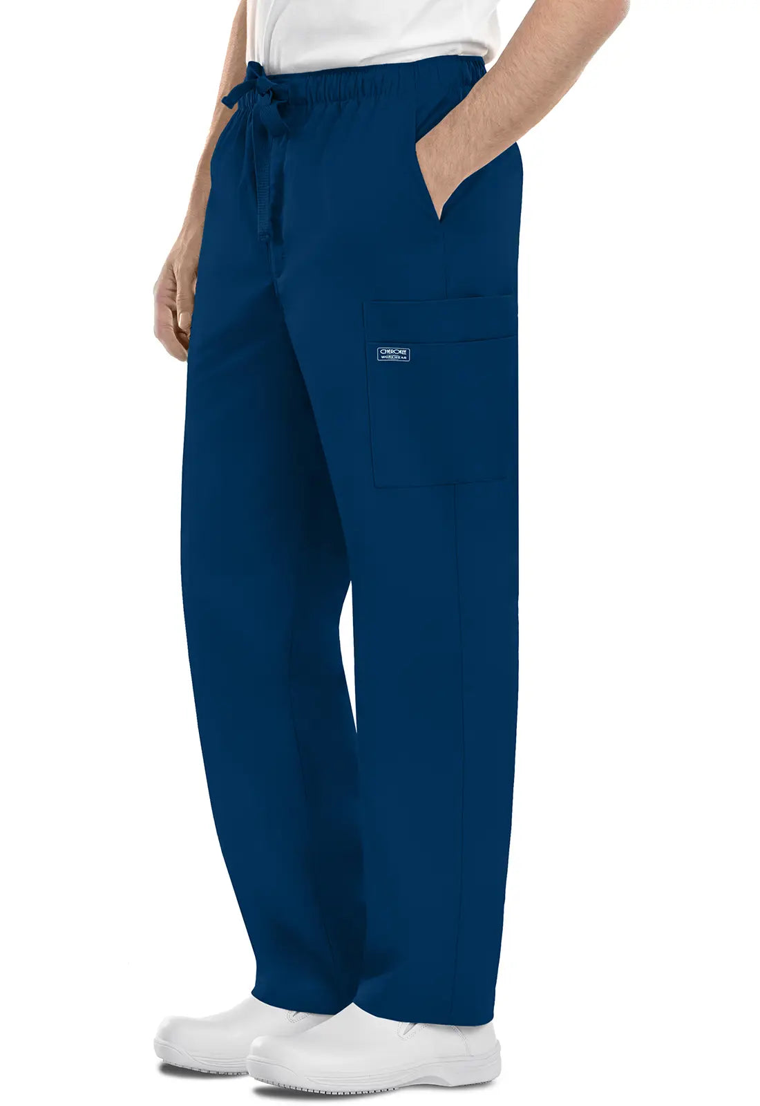 Sale Alert Cherokee Men's Fly Front Cargo Pant - Navy