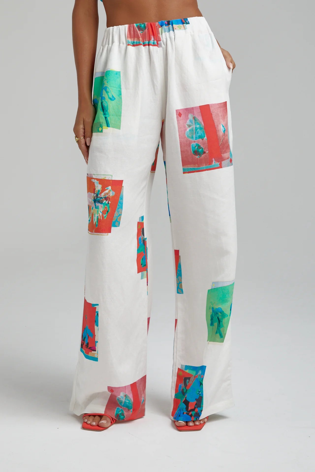 While Supplies Last LINEN PANTS - MONTAGE