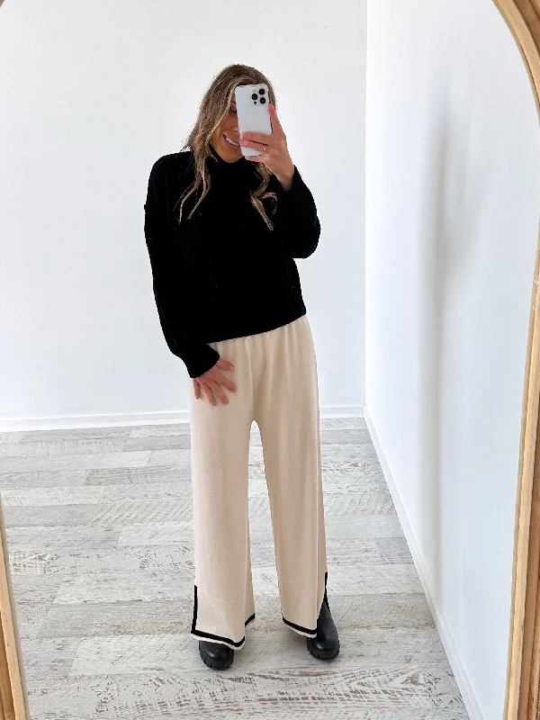 Seasonal Sale Megan Knit Pants - Beige