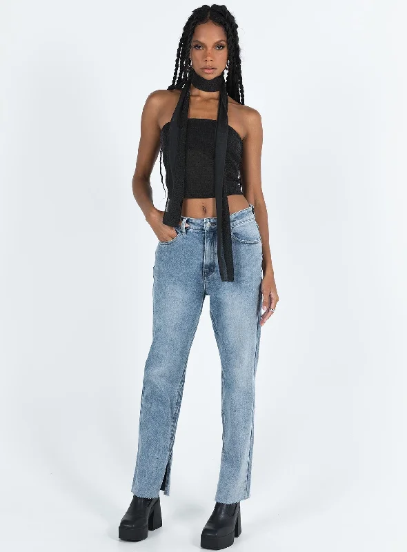 Weekend Deals That Sparkle Ferrero Jeans Mid Wash Denim