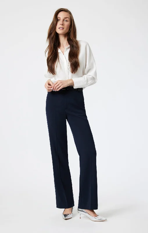 Now or Never TAILORED STRAIGHT LEG PANTS IN BLUE