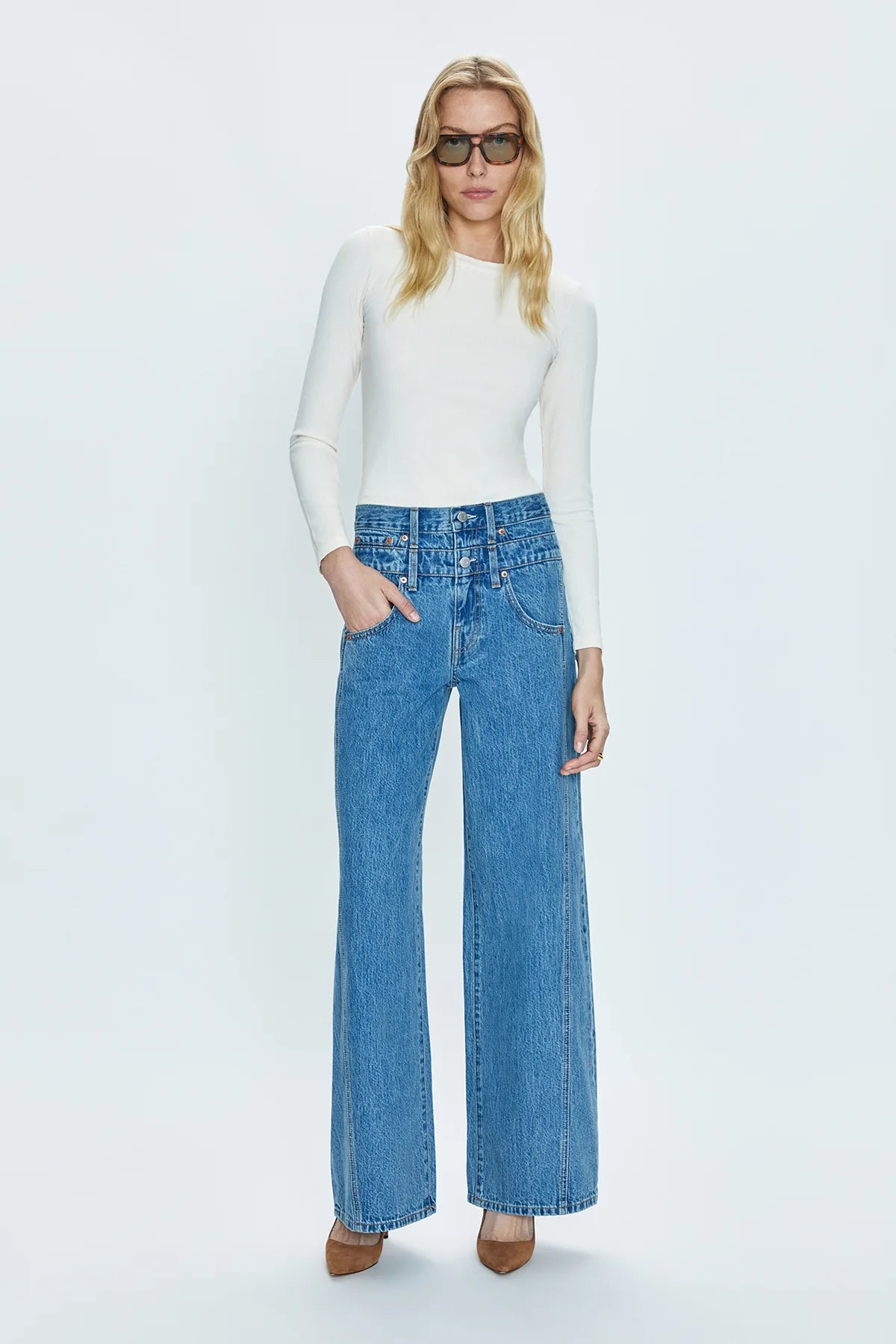 Referral Discount Caleb High Rise Stacked Waist Venue