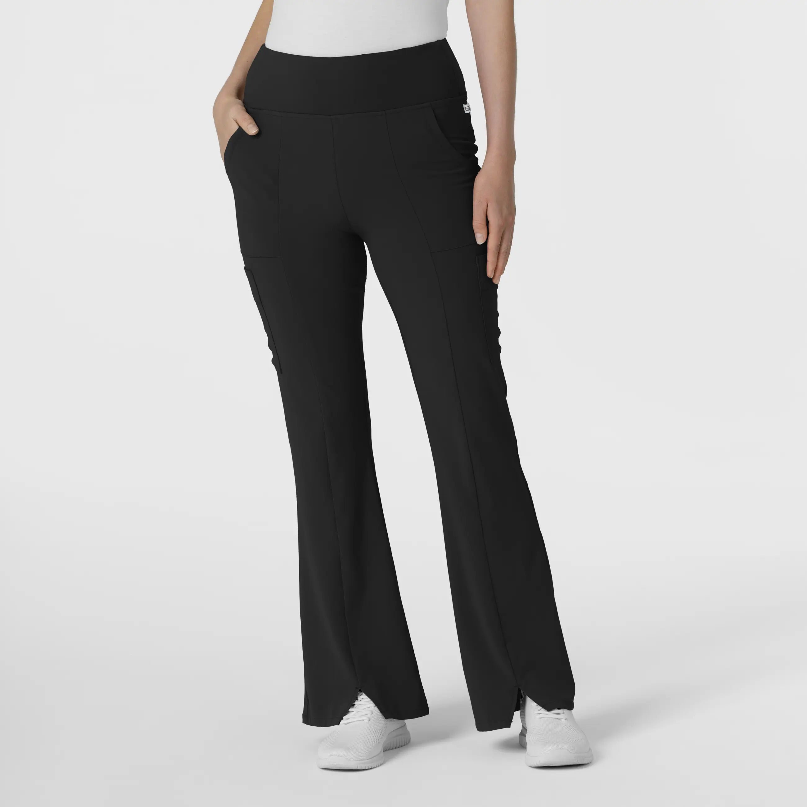 Sale Event Wink Women's Cargo Flare Scrub Pant - Black