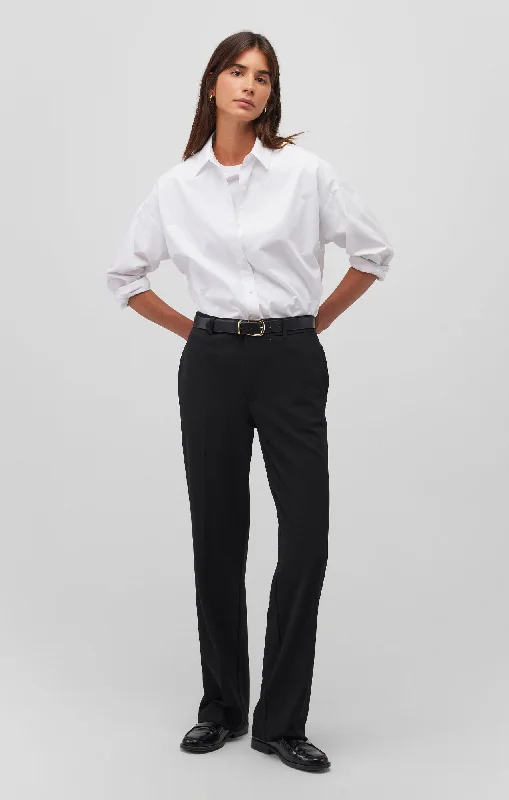 Major Deal TAILORED STRAIGHT LEG PANTS IN BLACK