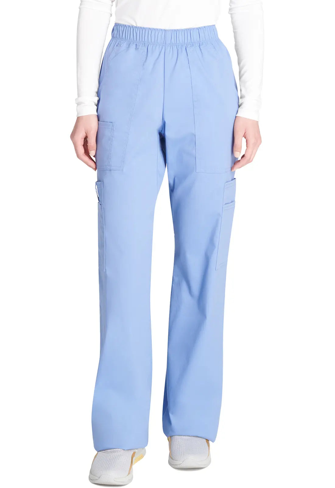 Best Deals Cherokee Women's Mid Rise Pull-On Cargo Pant - Ceil Blue