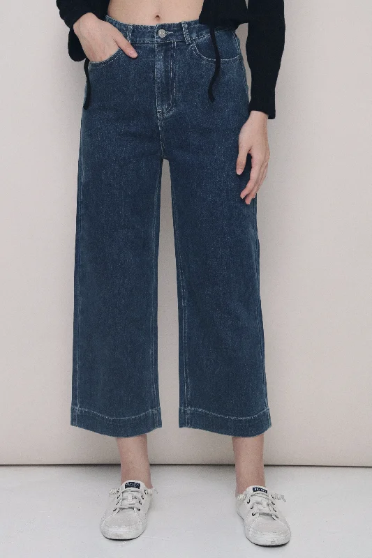 Sneak Peek Sale Moxie Wide Leg Denim Culottes