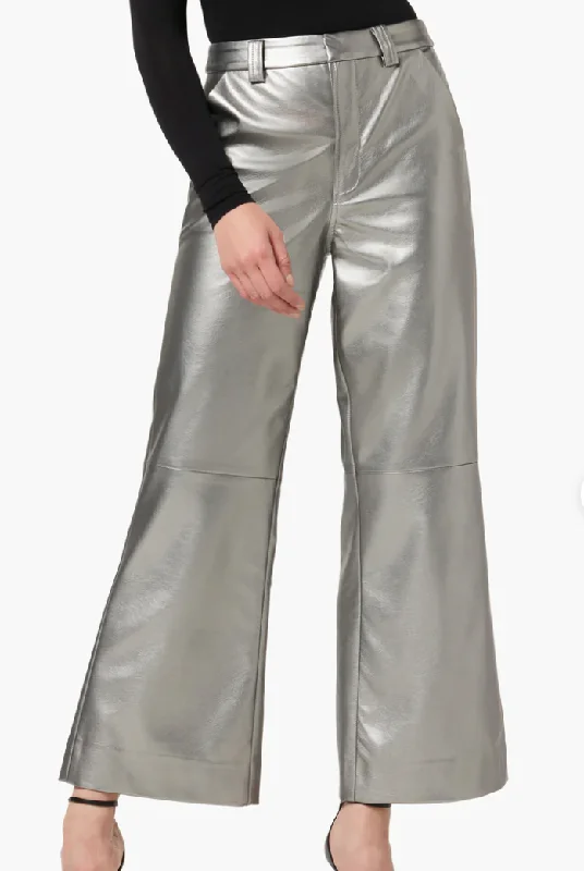 Pay Less The Metallic Vegan Leather Pant by Joe's Jeans