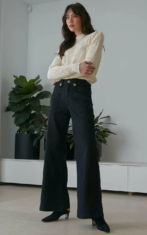 Weekend Bargains to Love Piper Black Wide Leg Trouser