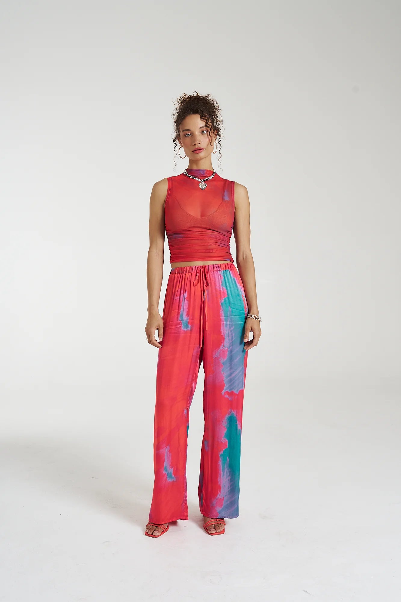 Final Sale ELASTIC WAIST PANTS - VERONA