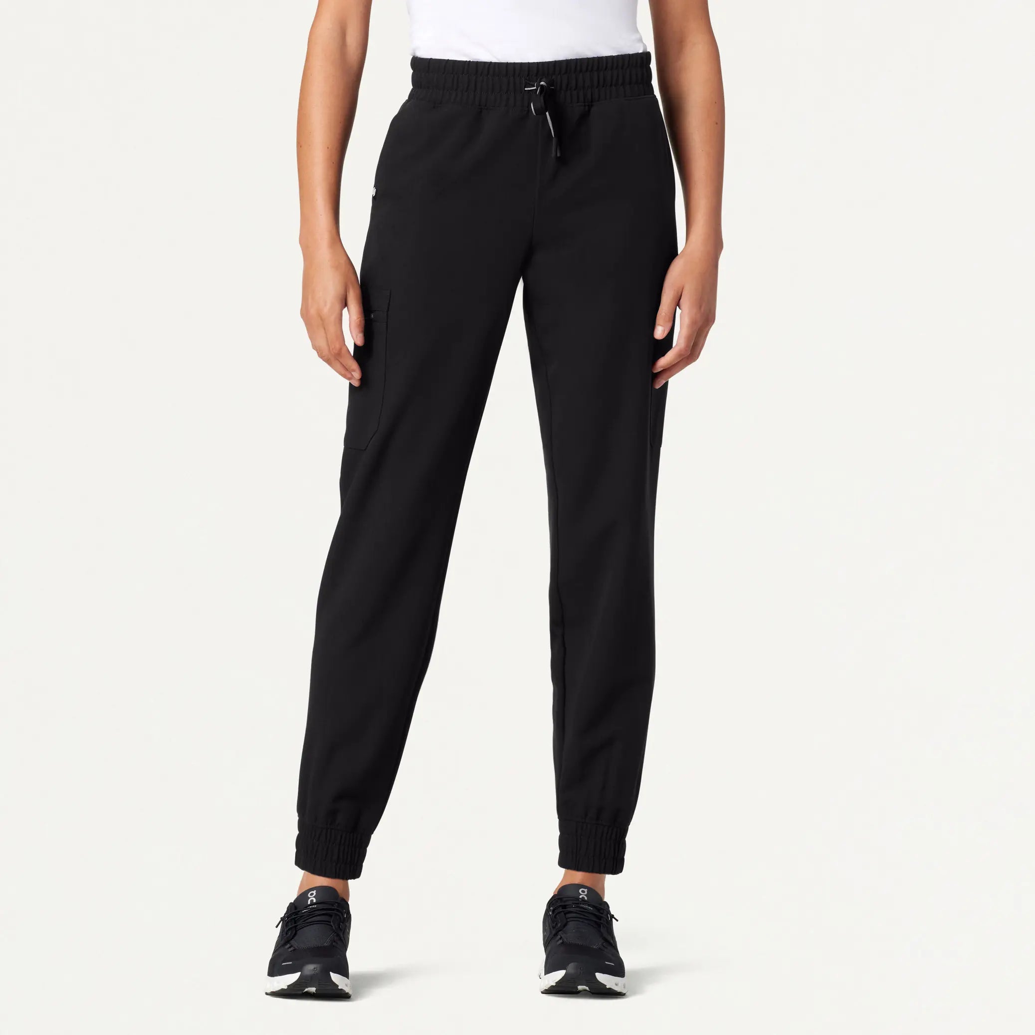 Weekend Discounts to Delight Jaanuu Women's Neo Everyday Cargo Scrub Jogger - Black