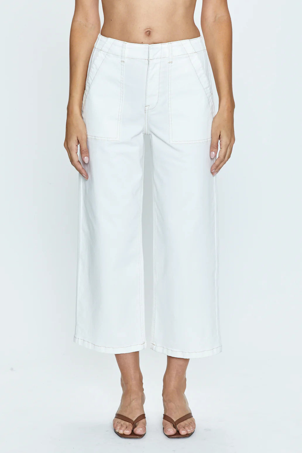 Exclusive Savings Sophia Wide Leg Pant Le Blanc