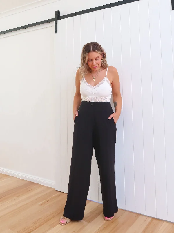 Weekend Wonders Await! Verve Pants - Black