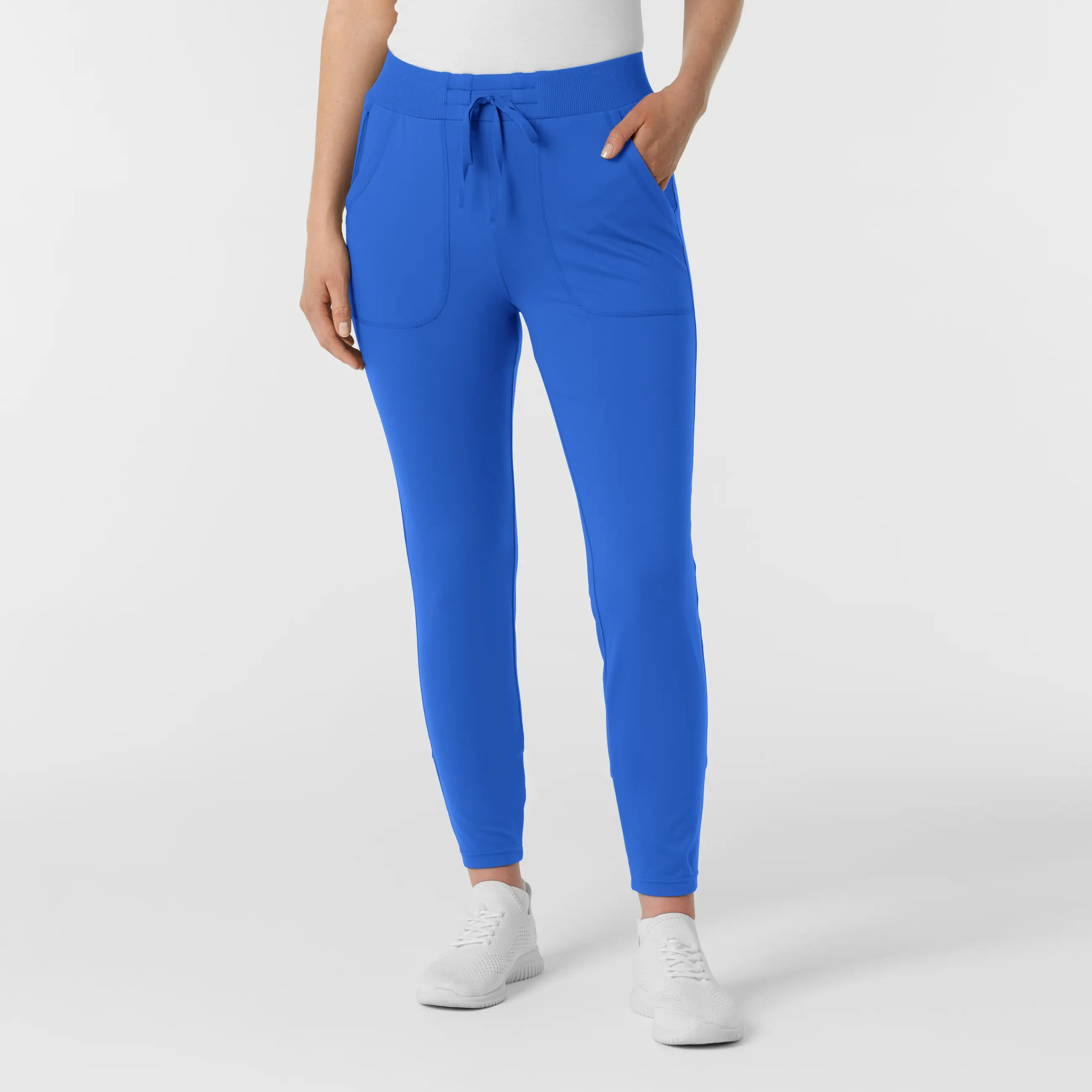 Weekend Bargains to Love Wink Knit Women's Track Scrub Pant - Royal Blue