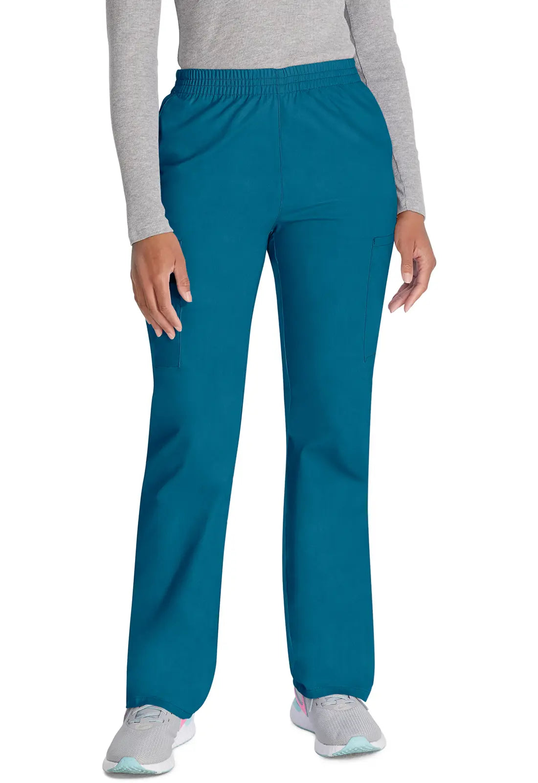 Weekend Specials Just for You Dickies 6-Pocket Natural Rise Tapered Leg Pull-on Pant - Caribbean Blue