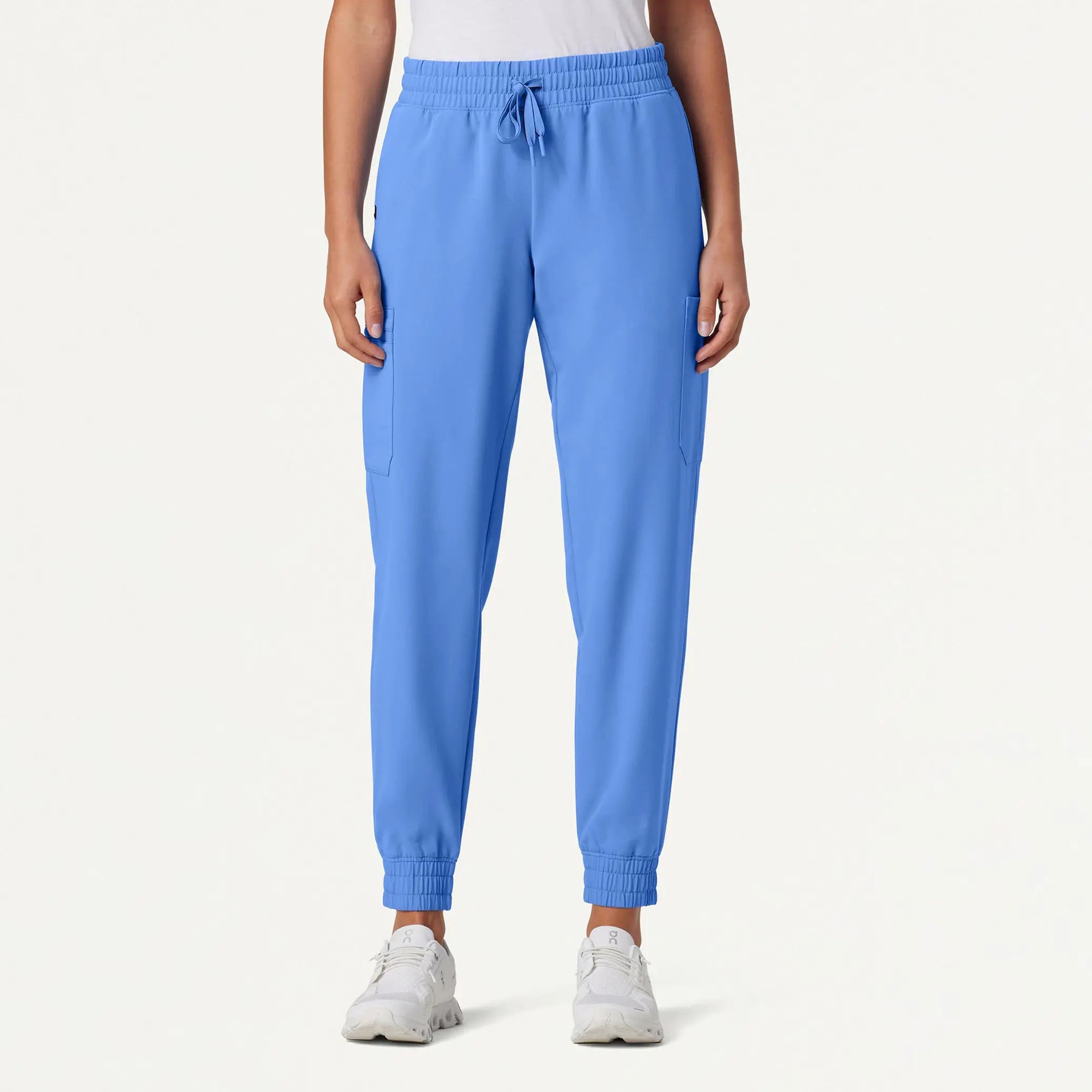 Weekend Discounts to Enjoy Jaanuu Women's Neo Everyday Cargo Scrub Jogger - Ceil Blue
