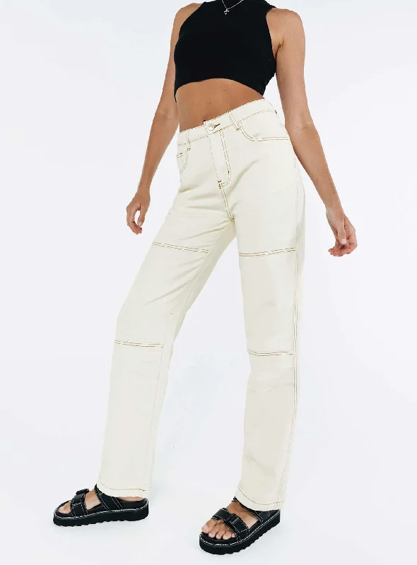 Weekend Offers That Thrill Copeland Jeans White Tall