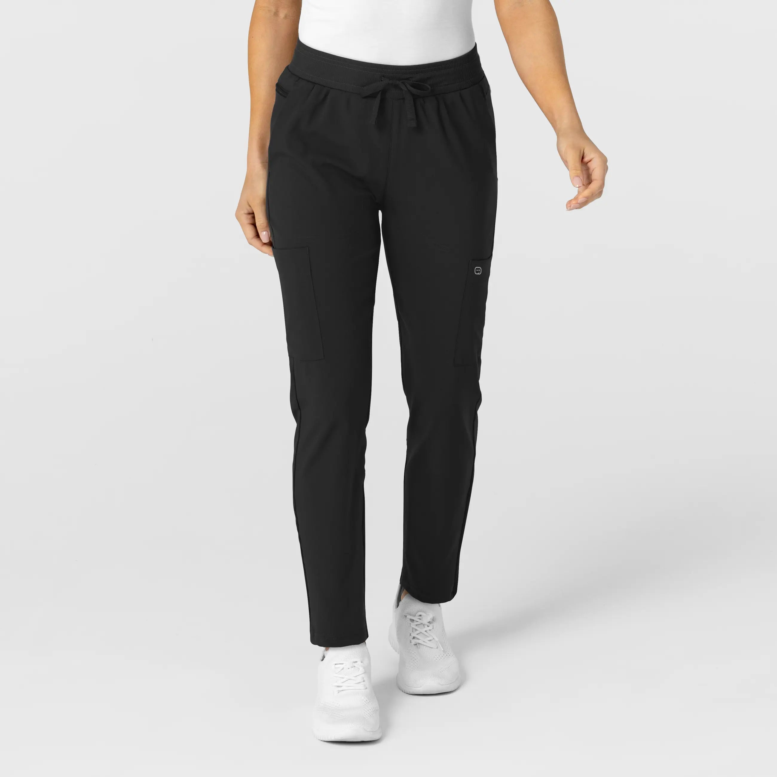 Discount Mania Wink Women's Flex-n-Reach Track Scrub Pant - Black